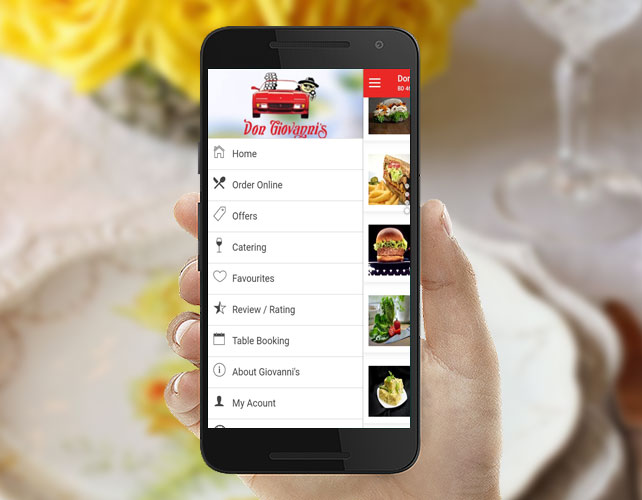 Delicious cuisine serving Android App
